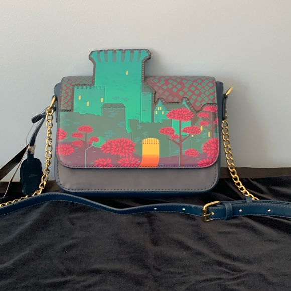 Disney | Bags | Disney Loungefly Pixar Brave Handbag With Chain Strap ...
